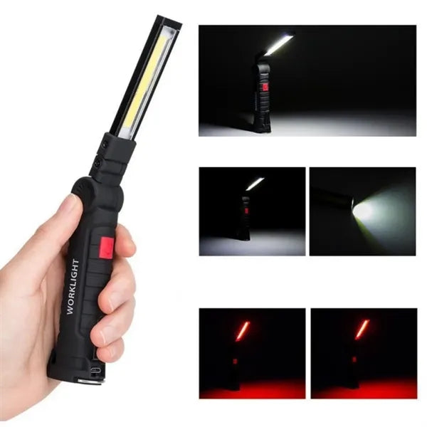 Emergency Foldable LED Work Light Magnetic Flashlight