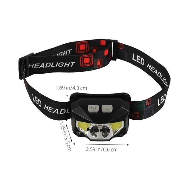 Rechargeable LED Headlamp for Outdoor Fishing Hiking Jogging