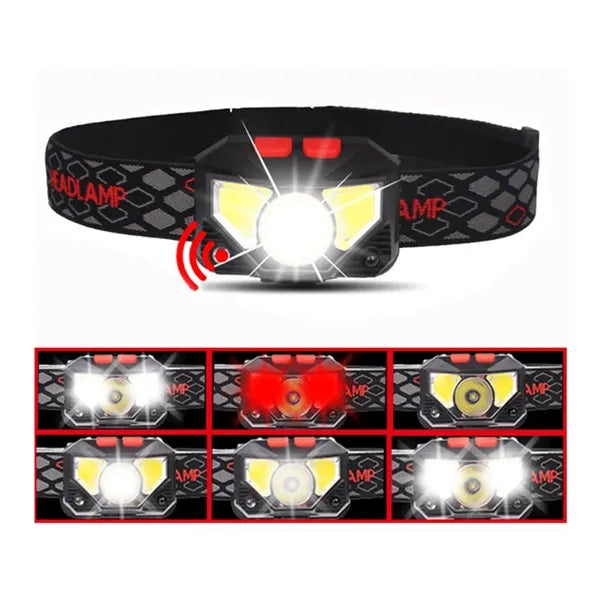 Rechargeable LED Headlamp for Outdoor Fishing Hiking Jogging