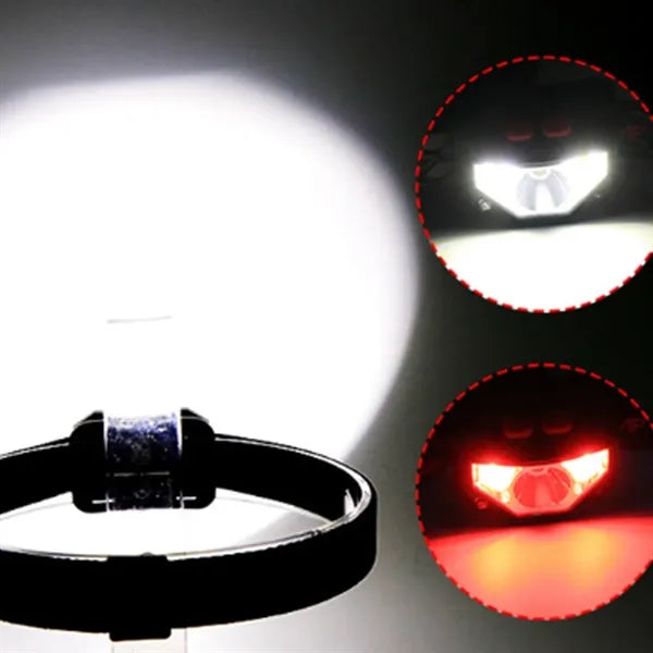 Rechargeable LED Headlamp for Outdoor Fishing Hiking Jogging