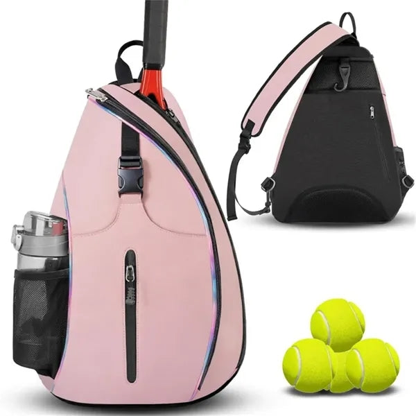 Tennis Sling Bag with Multiple Compartments