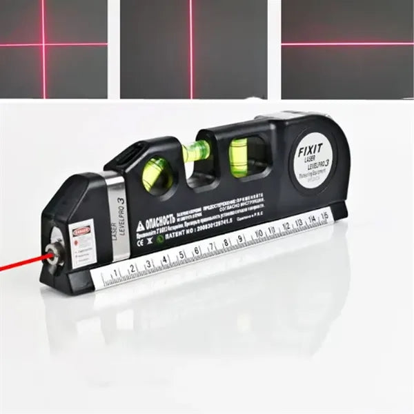 Multi-Function Laser Level with Integrated Tape Measure