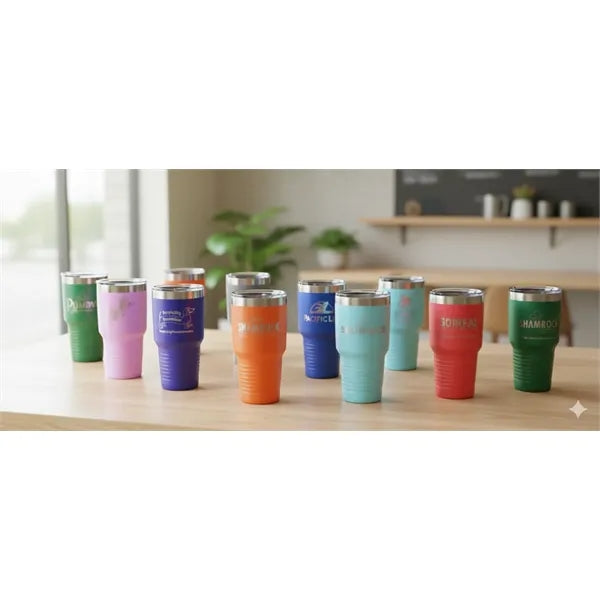 30oz Stainless Steel Insulated Tumbler With Lid