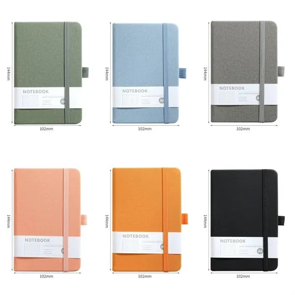 Lined Journal Notebook, 200 Numbered Pages, A5, A6, A7
