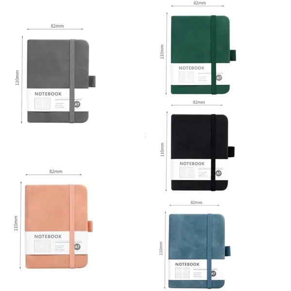 Lined Journal Notebook, 200 Numbered Pages, A5, A6, A7
