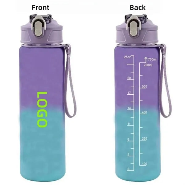 26oz Matte Gradient Sport Bottle with Straw