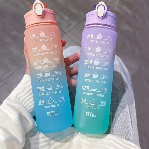 26oz Matte Gradient Sport Bottle with Straw