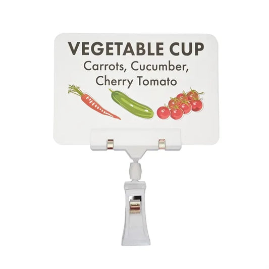 A6 Waterproof Erasable Clip On Retail Price Display Sign