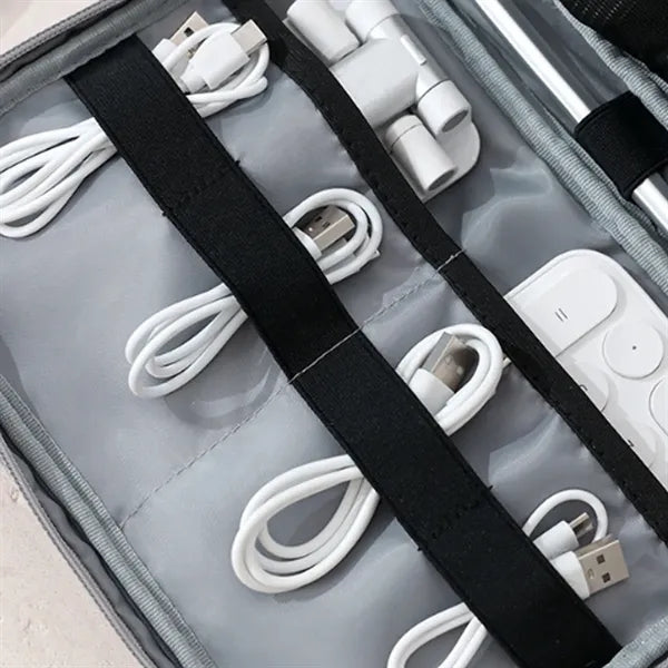 Multifunction Spacious Dual Zipper Travel Cosmetic Organizer