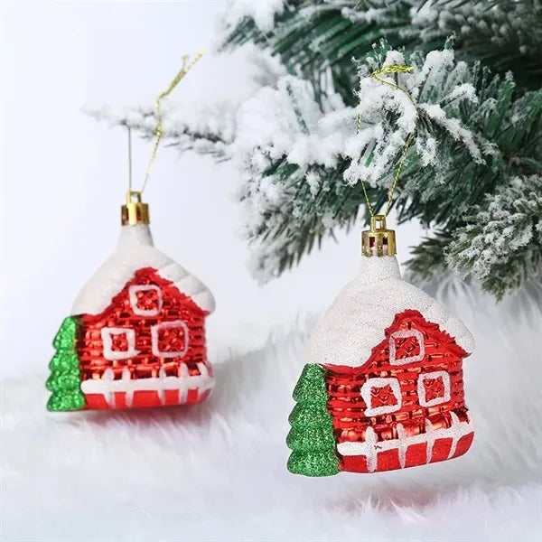 Christmas Tree Plastic Ornaments