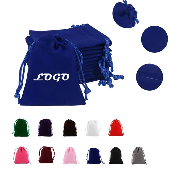 Drawstring Velvet Gift Packaging Pouch