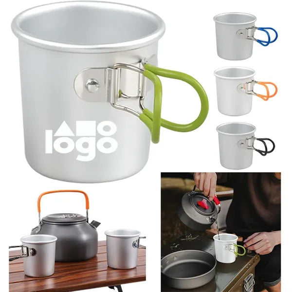 Compact & Customizable Outdoor Camping Cup with Handle