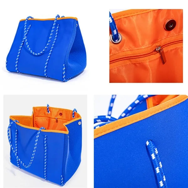 Perforated Neoprene Beach Bag
