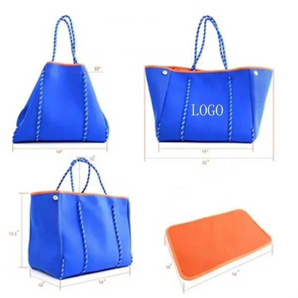Perforated Neoprene Beach Bag