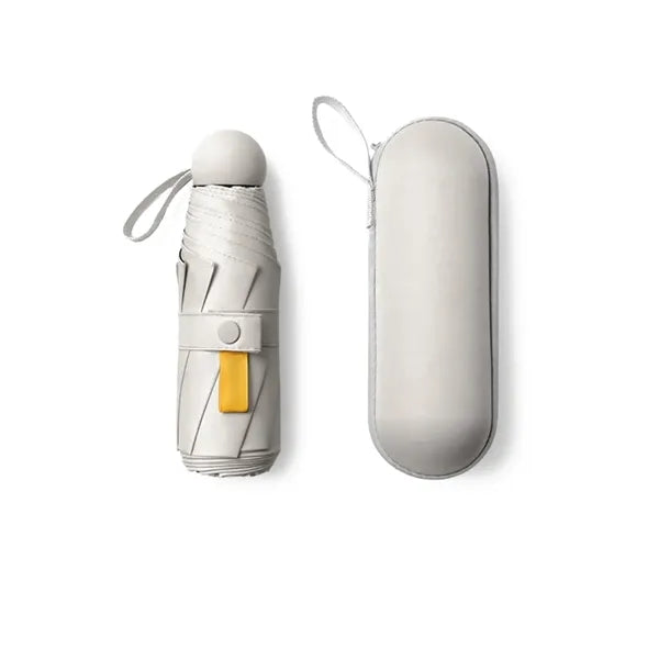 Mini Folding Compact Umbrella With Case