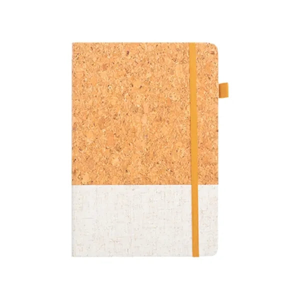 Eco-Friendly Cork Cover A5 Notebook With Stylus Pen