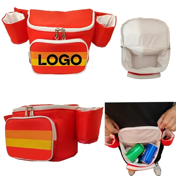 Oxford Cloth Fashionable Insulated Beverage Waist Bag