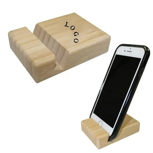 Minimalist Bamboo Phone Stand