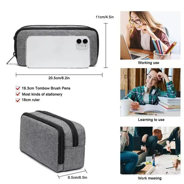 Pencil Pouch for Office Stationery Organizer