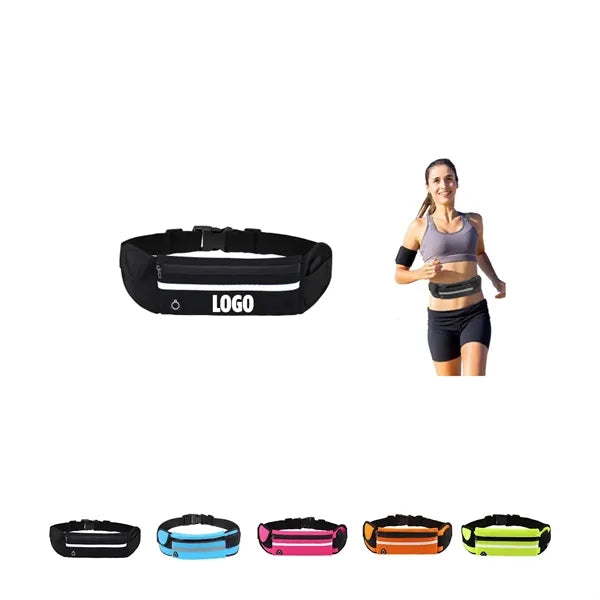 Sports Belt Waist Bag w/Bottle Holder