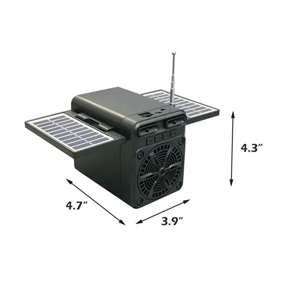 Versatile Solar Powered FM Radio With Bluetooth