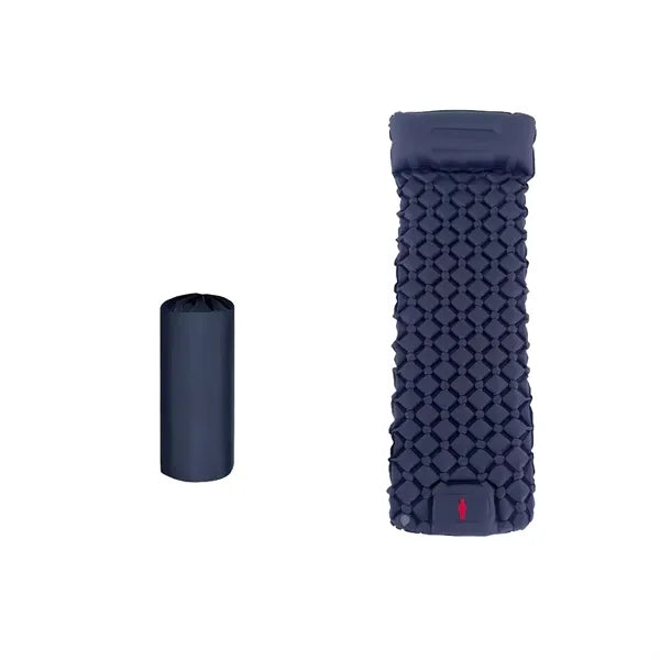 Camping Air Mattress Built In Foot Pump Outdoor Sleeping Pad