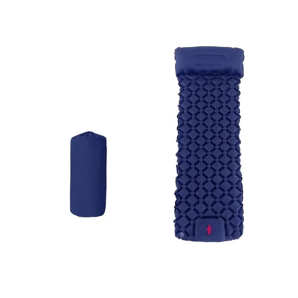 Camping Air Mattress Built In Foot Pump Outdoor Sleeping Pad