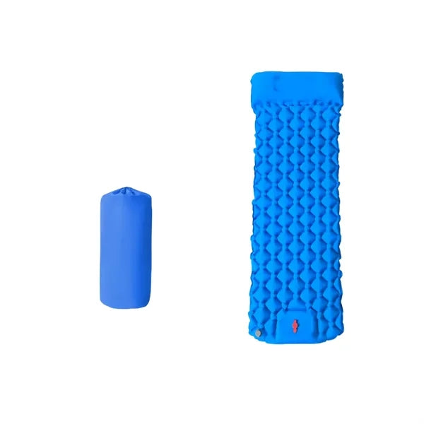 Camping Air Mattress Built In Foot Pump Outdoor Sleeping Pad