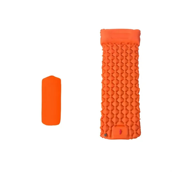 Camping Air Mattress Built In Foot Pump Outdoor Sleeping Pad