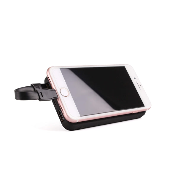 Solar power bank with phone holder