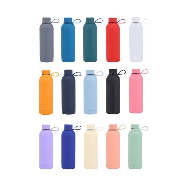 Rubber Finish Stainless Steel Insulated Bottle