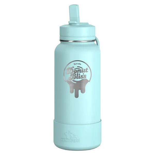 32 Oz. Hydrapeak Insulated Water Bottle w/Straw Lid