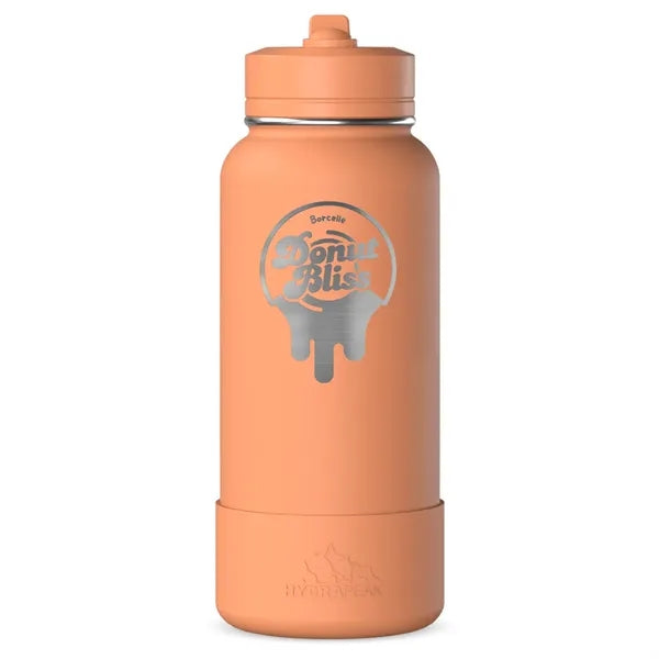 32 Oz. Hydrapeak Insulated Water Bottle w/Straw Lid