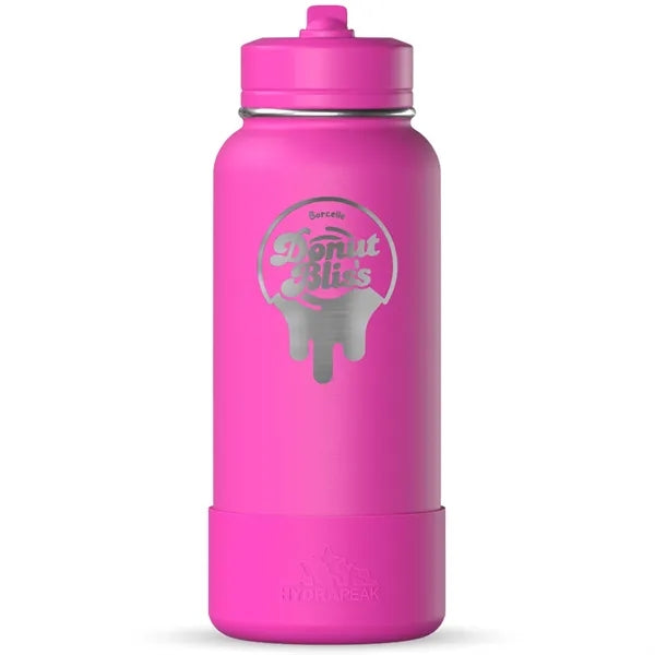 32 Oz. Hydrapeak Insulated Water Bottle w/Straw Lid