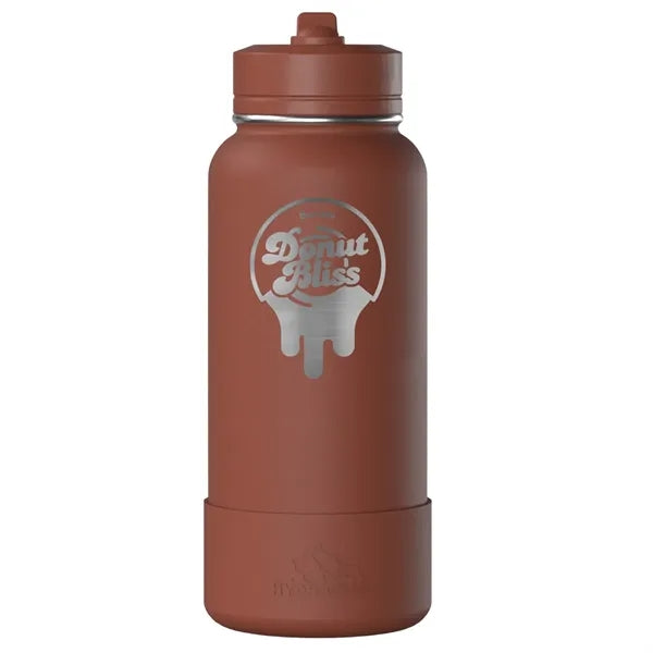 32 Oz. Hydrapeak Insulated Water Bottle w/Straw Lid