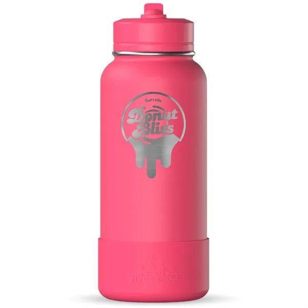32 Oz. Hydrapeak Insulated Water Bottle w/Straw Lid