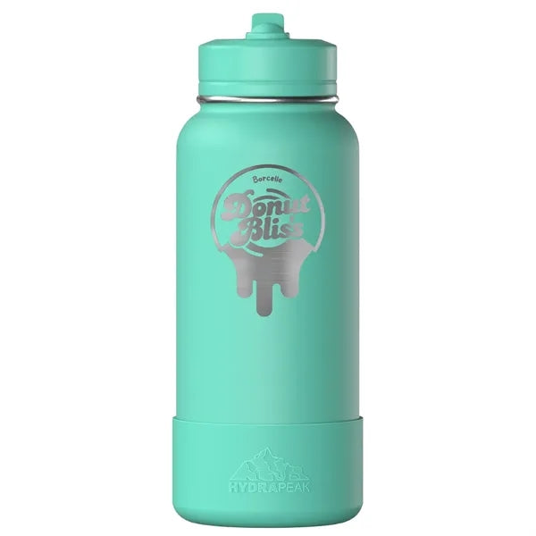 32 Oz. Hydrapeak Insulated Water Bottle w/Straw Lid