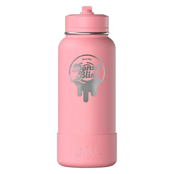 32 Oz. Hydrapeak Insulated Water Bottle w/Straw Lid