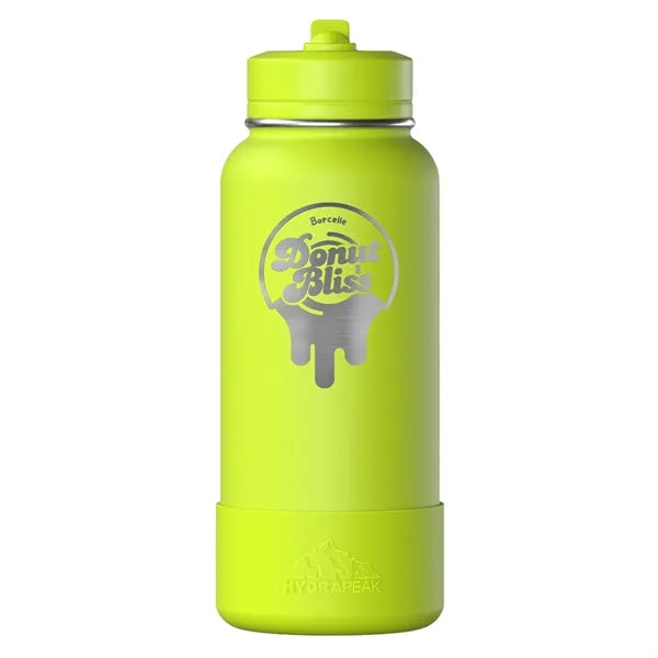 32 Oz. Hydrapeak Insulated Water Bottle w/Straw Lid