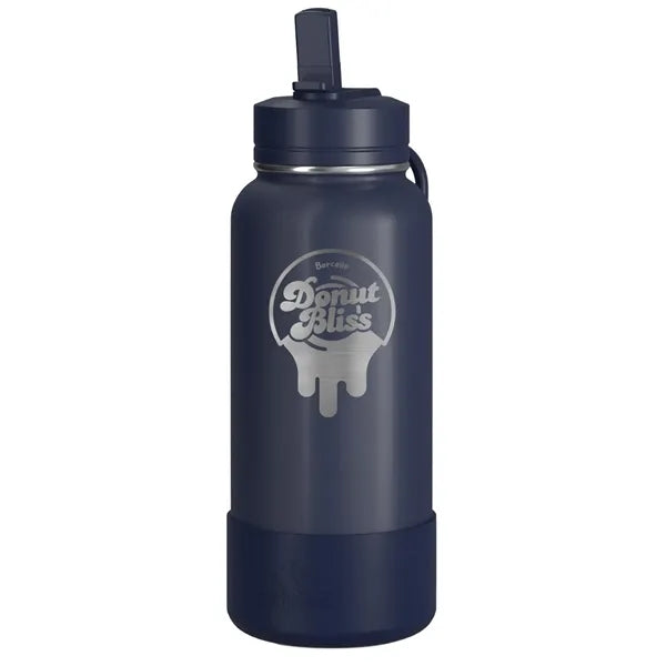 32 Oz. Hydrapeak Insulated Water Bottle w/Straw Lid