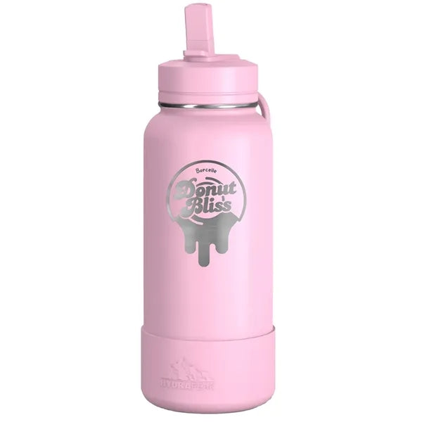 32 Oz. Hydrapeak Insulated Water Bottle w/Straw Lid