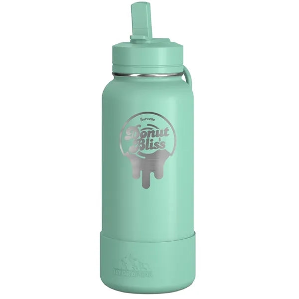32 Oz. Hydrapeak Insulated Water Bottle w/Straw Lid
