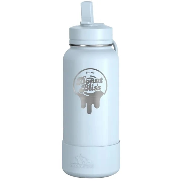 32 Oz. Hydrapeak Insulated Water Bottle w/Straw Lid