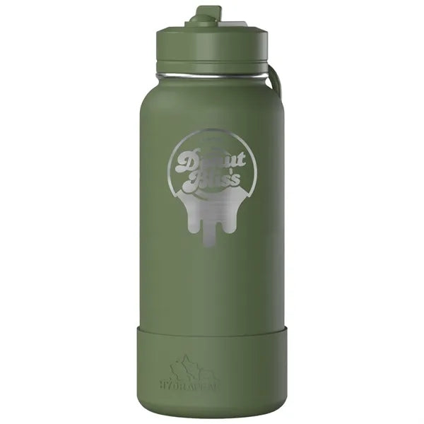 32 Oz. Hydrapeak Insulated Water Bottle w/Straw Lid