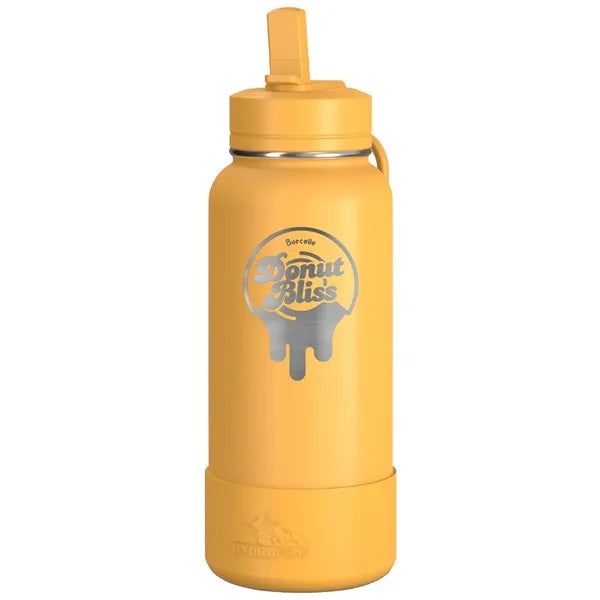 32 Oz. Hydrapeak Insulated Water Bottle w/Straw Lid