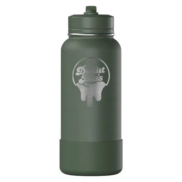 32 Oz. Hydrapeak Insulated Water Bottle w/Straw Lid