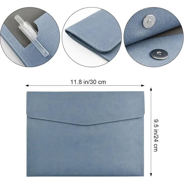 PU Leather Envelope File Folders