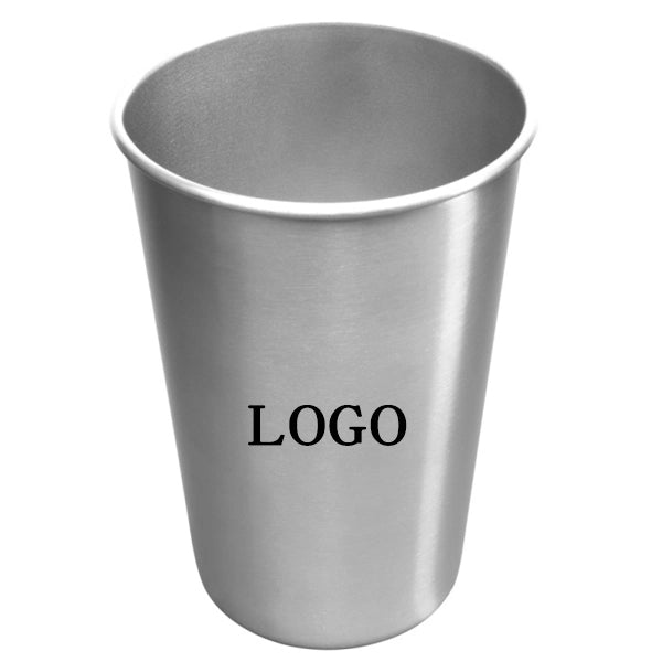 Stainless Steel Pint Glass 16-Ounce