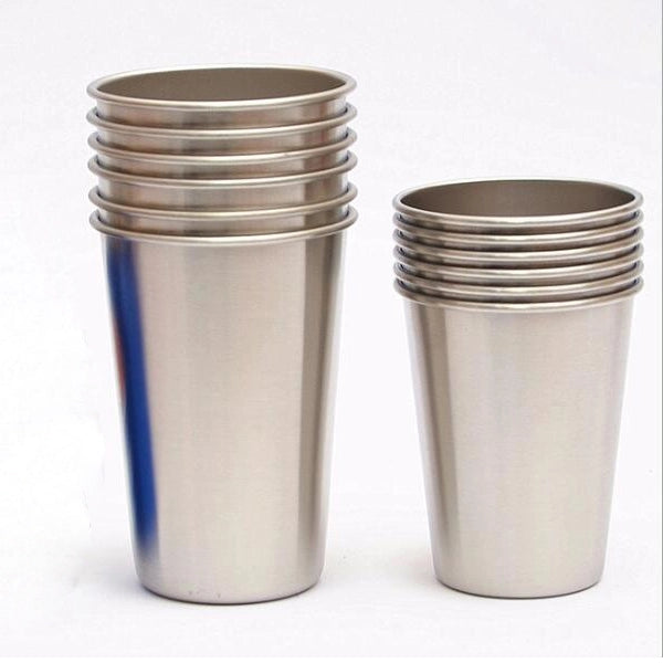 Stainless Steel Pint Glass 16-Ounce
