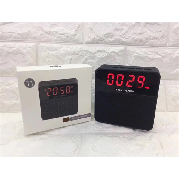Square Wireless Bluetooth speaker with LED screen